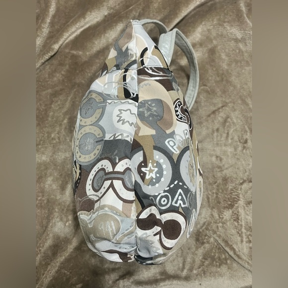 EUC Coach Signature Poppy Pop C Glam Tote Khaki Multi - END OF SUMMER SALE!! - Picture 8 of 15